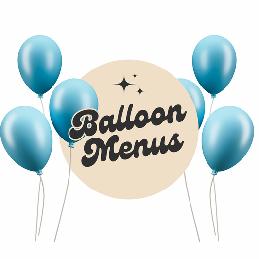 Balloon logo - Editable Pre-made