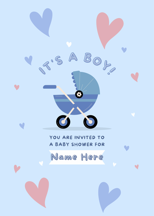 baby shower invitation social media template (Flyer)