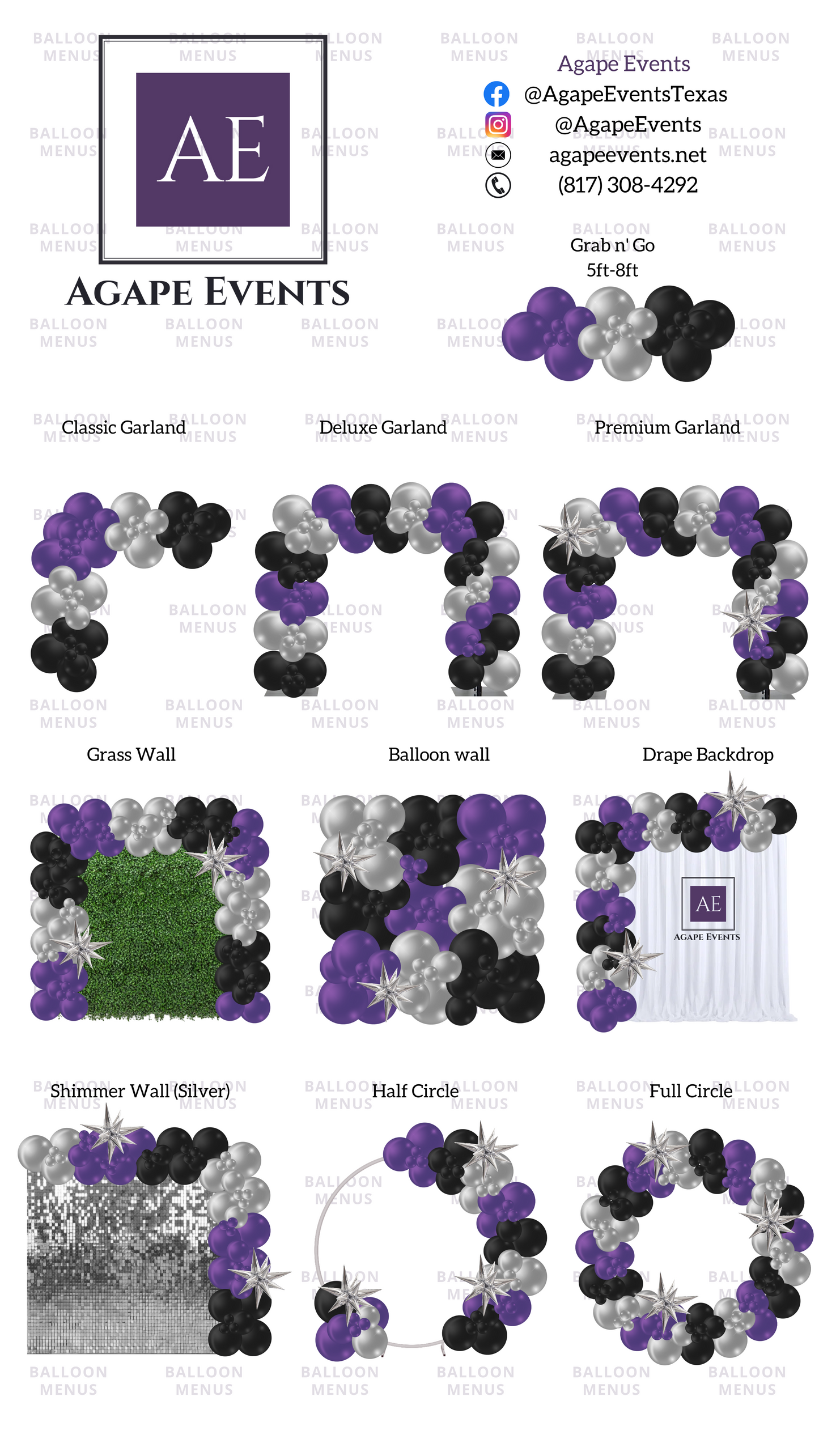 Balloon menus