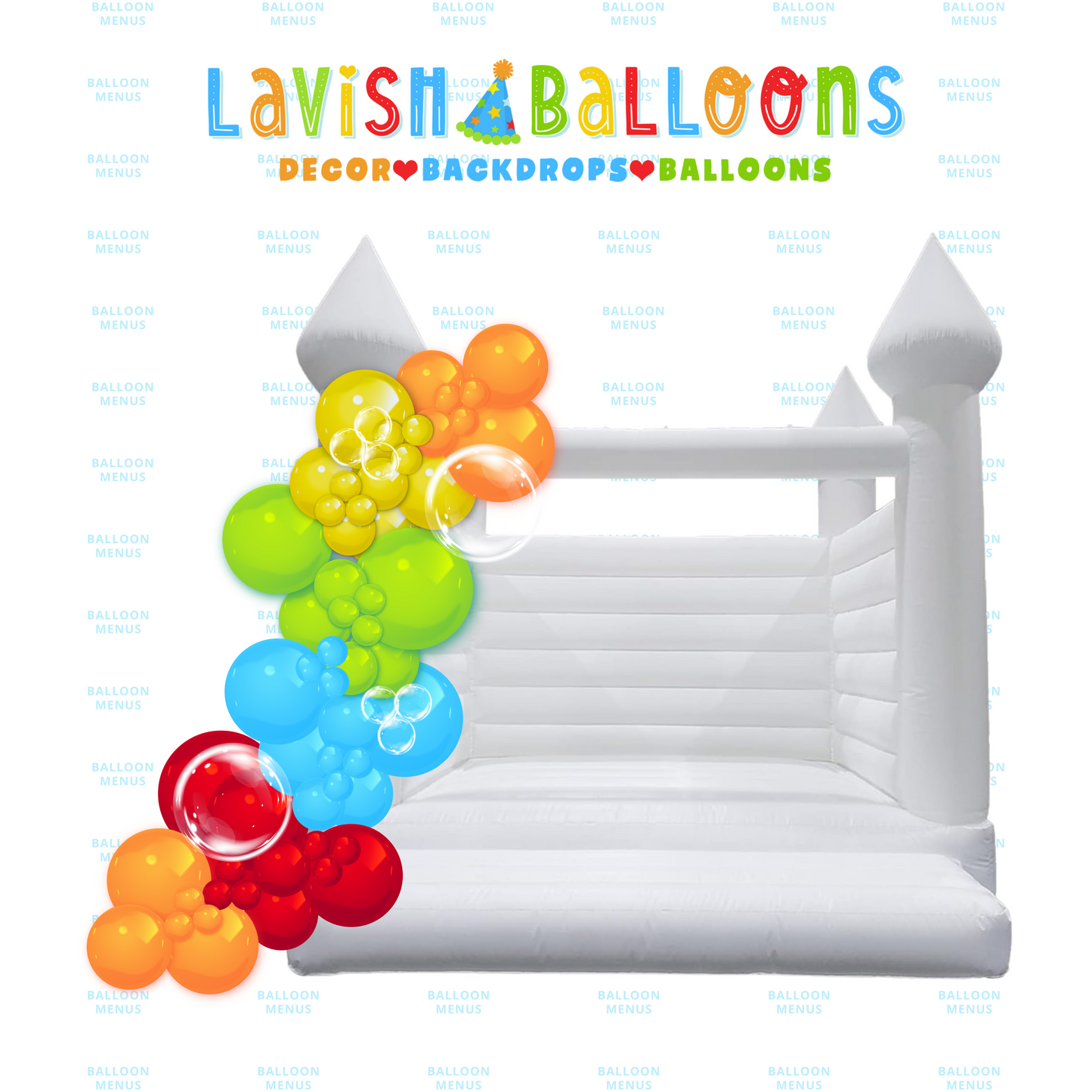 Little Lavish (Large Party Focal Point Illustrations)- Client Balloon Menu