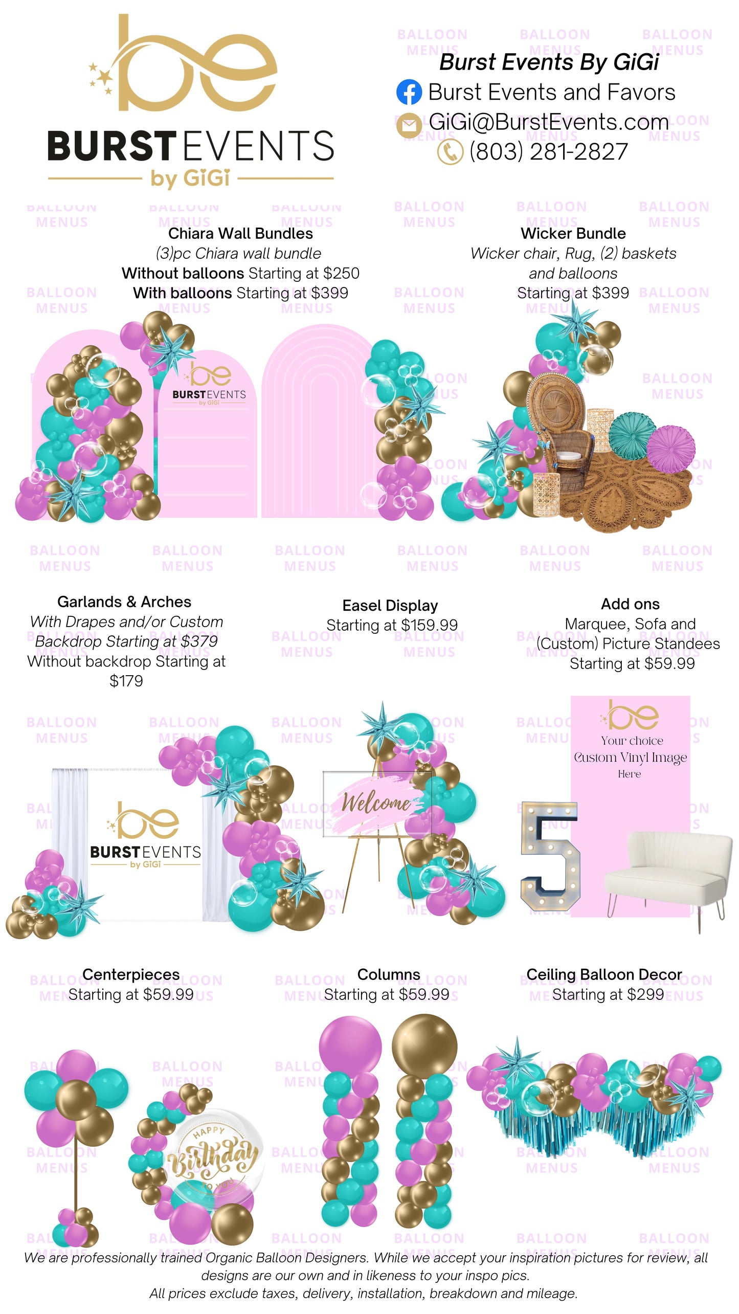 Burst Events By GiGi- Client Balloon Menu
